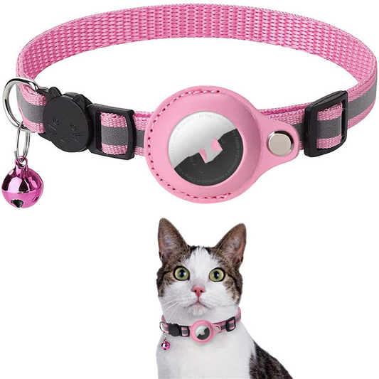 Petdor™ AirTag Cat Collar Pink